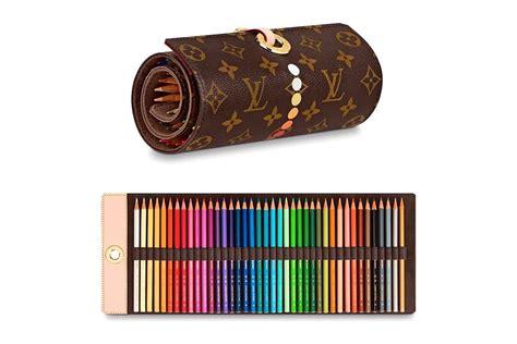 lv monogram pencil case|Louis Vuitton Belt Buckle .